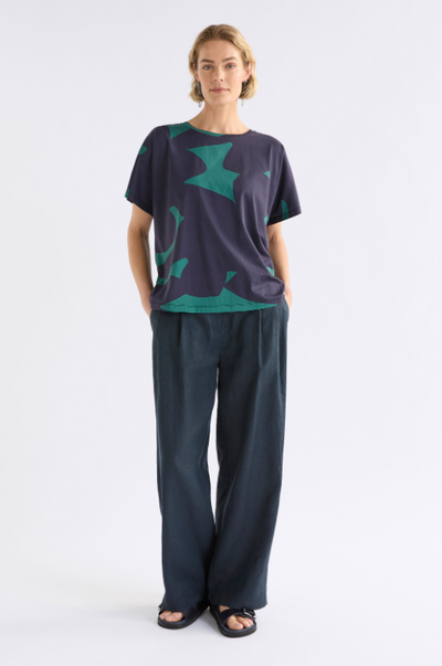 Elk - Haki Short Sleeve T Shirt - Teal Tera - A1555MS25