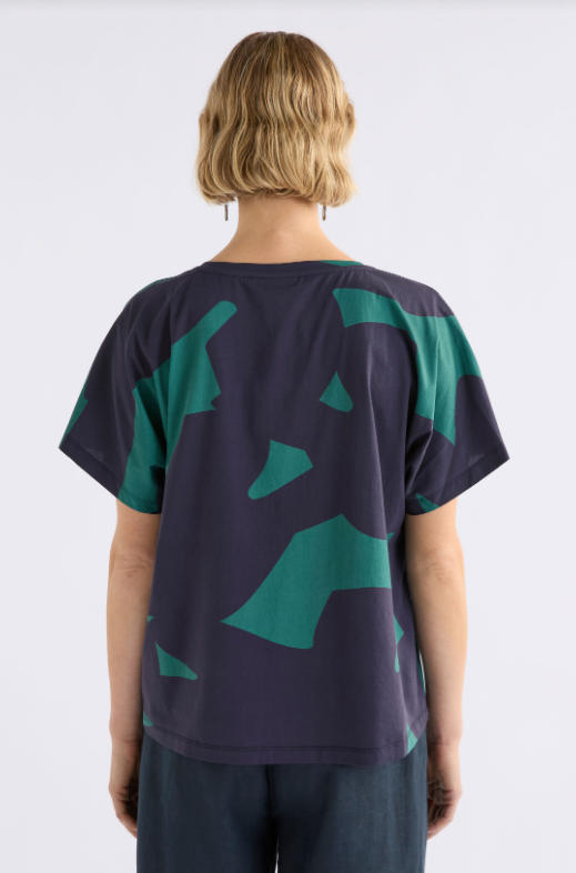 Elk - Haki Short Sleeve T Shirt - Teal Tera - A1555MS25