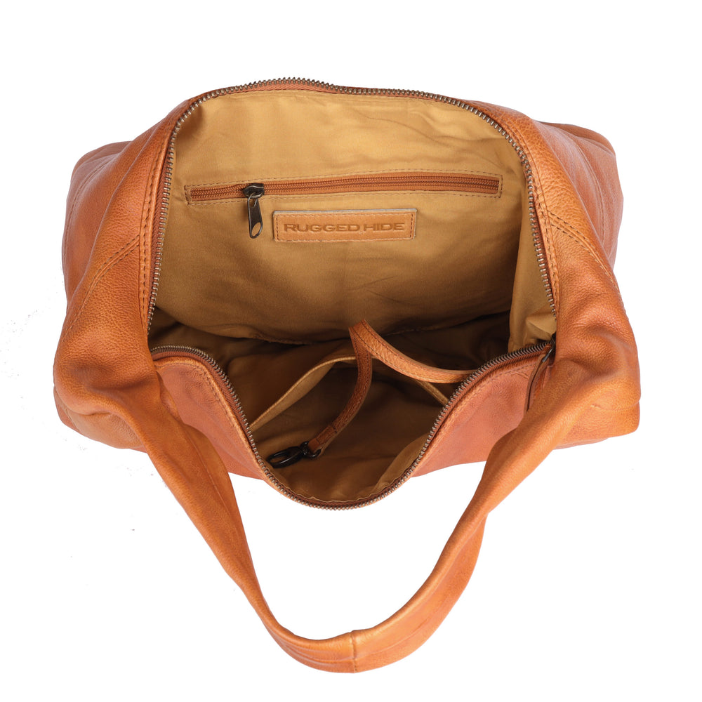 Rugged Hide - Hazelbrook Shoulder Bag - Tan - RH-2556