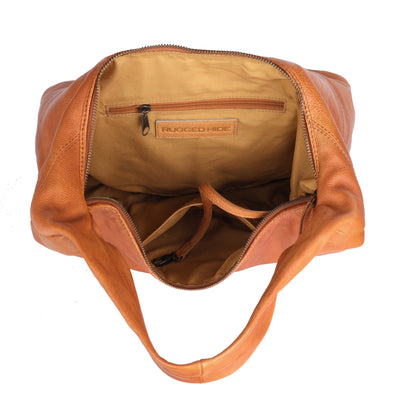 Rugged Hide - Hazelbrook Shoulder Bag - Tan - RH-2556