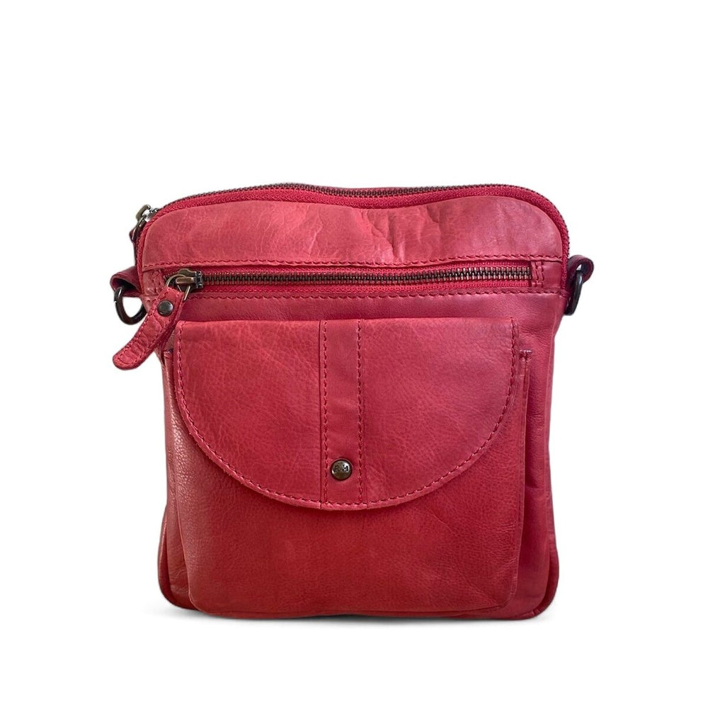 Rugged Hide - Helen Crossbody - Red - RH-4911