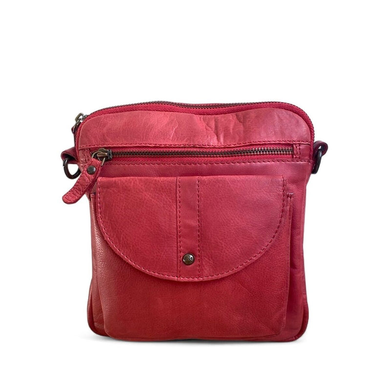 Rugged Hide - Helen Crossbody - Red - RH-4911