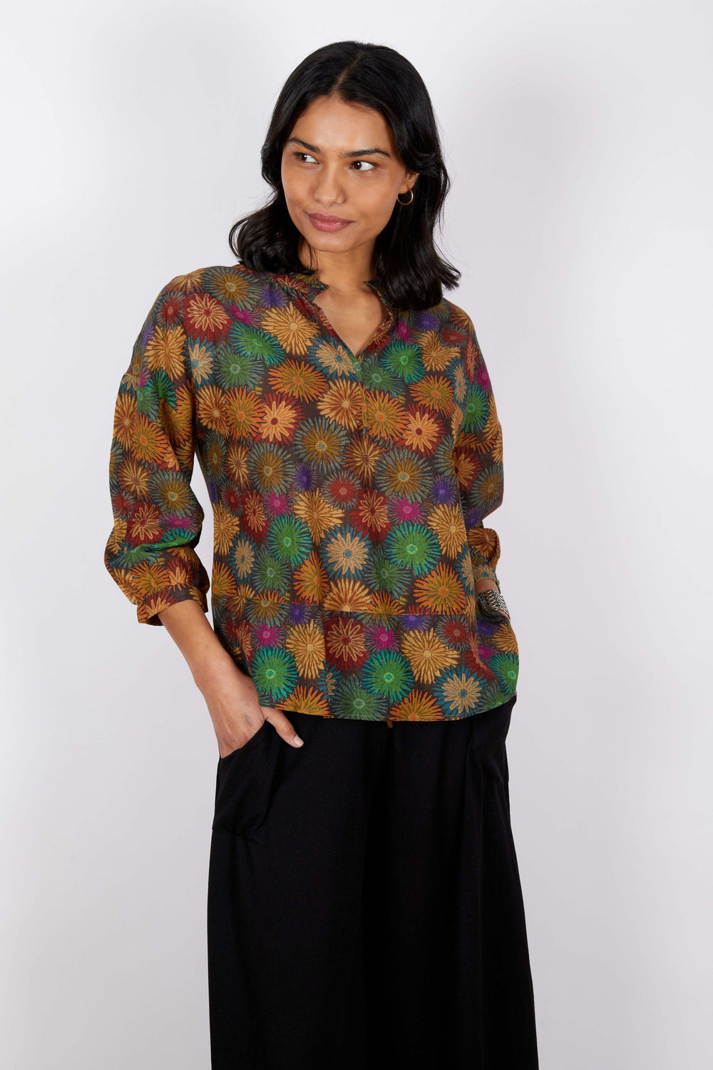 JJ Sisters - Top - Swiss Cotton - Floral Pattern