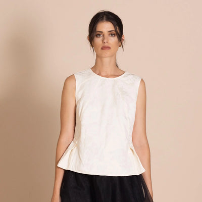 Megan Salmon - Cowslip Coda Shell - Cream - M6621