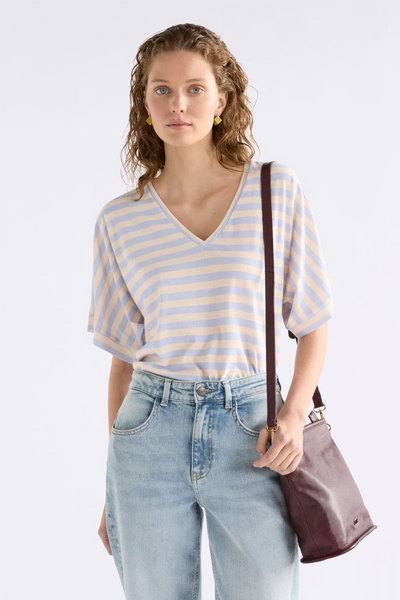 Elk - Seter Tee - Pearl Blue/Natural - A1443EW26