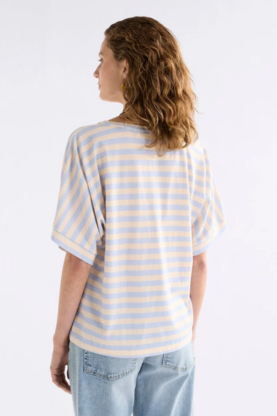 Elk - Seter Tee - Pearl Blue/Natural - A1443EW26