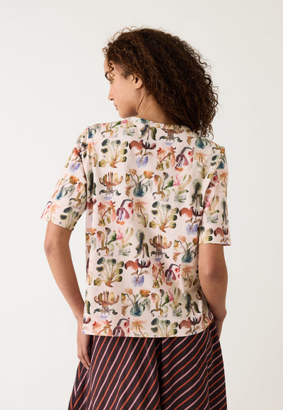 Nancybird- Grace Tee - Warm Watercolour - W26-A17WW