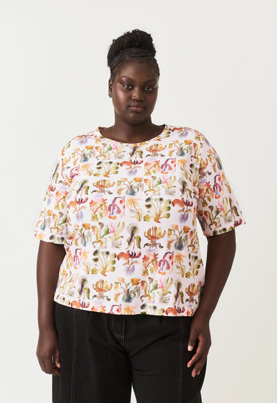 Nancybird- Grace Tee - Warm Watercolour - W26-A17WW