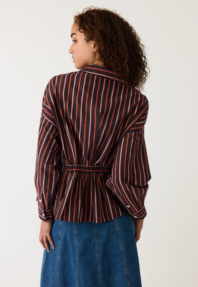 Nancybird - Paloma Blouse - Twilight Stripe - W26A29TS