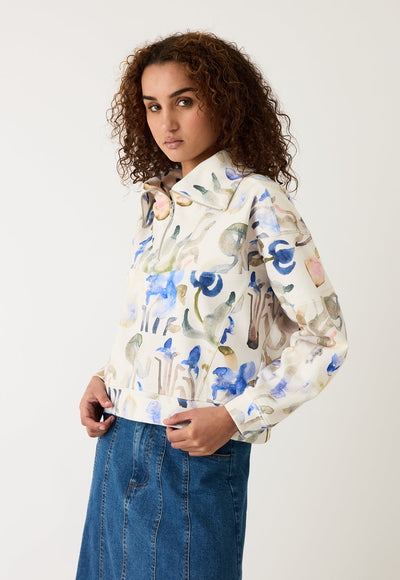 Nancybird - Tilda Sweat - Blue Watercolour - W26A40BW