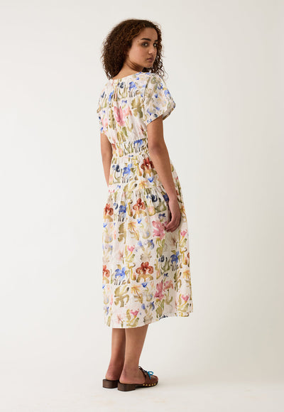 Nancybird - Lola Dress - Watercolour Collage - W26A19WC