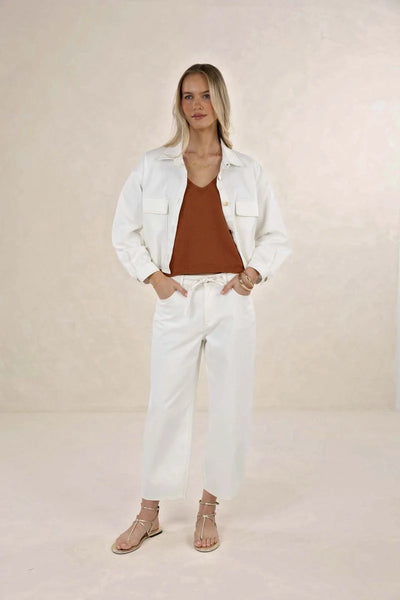 Humidity - Ivy Denim Jacket - Ivory
