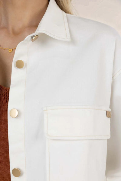Humidity - Ivy Denim Jacket - Ivory