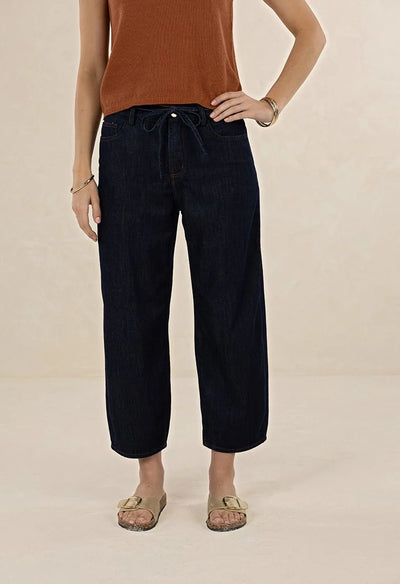 Humidity - Ivy Barrel Jean - Dark Blue