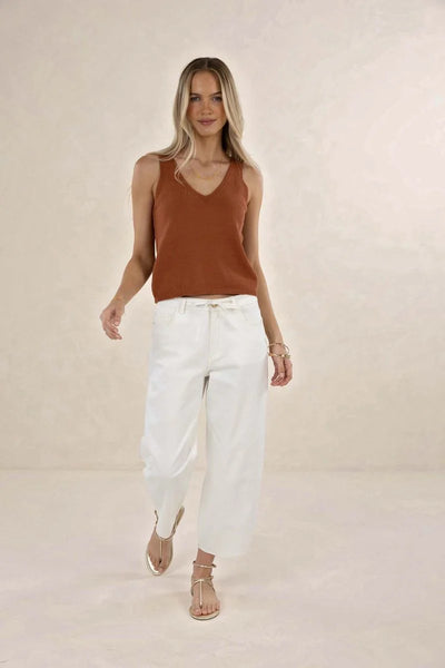 Humidity - Ivy Barrel Jean - Ivory