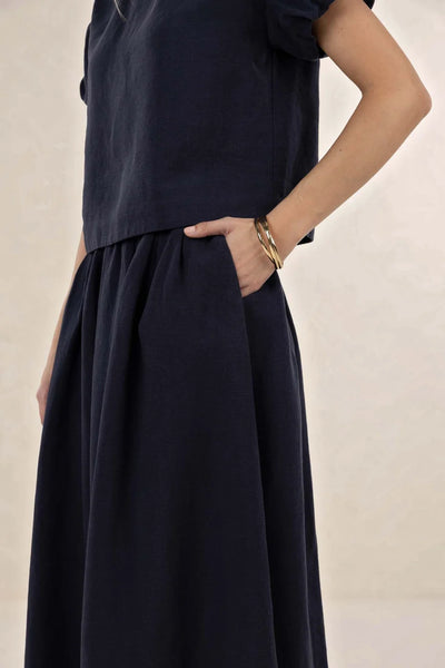 Humidity - Sola Skirt - Navy