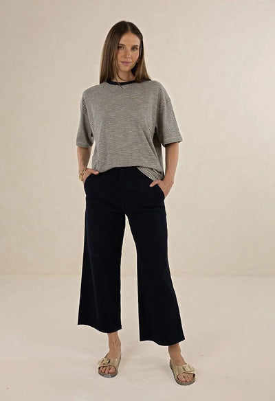 Humidity - Margot Drill Pant - Navy