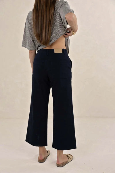 Humidity - Margot Drill Pant - Navy
