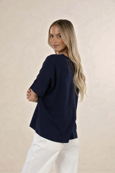 Humidity - Dippy Tee - Navy