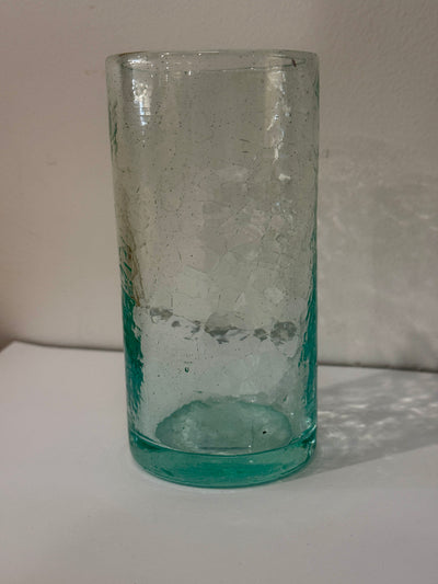 M+H - Crackle Glass Tumbler