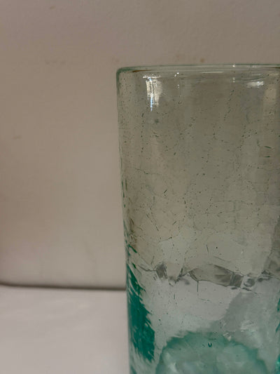 M+H - Crackle Glass Tumbler