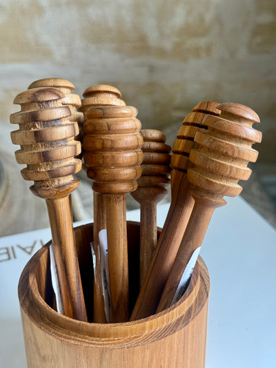 Teak Wood Honey Dipper