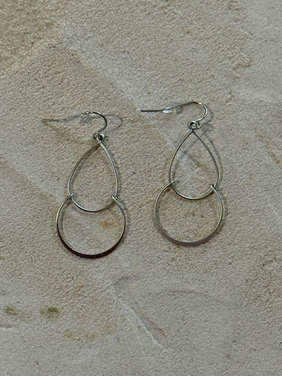 The Sister Label - Harmony Drop Earrings - Silver