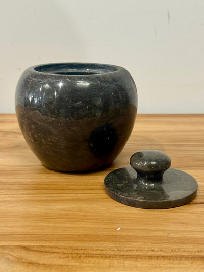 M&H - Marble Canister - Charcoal