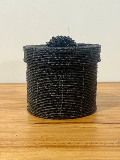 M&H - Beaded Box - Black