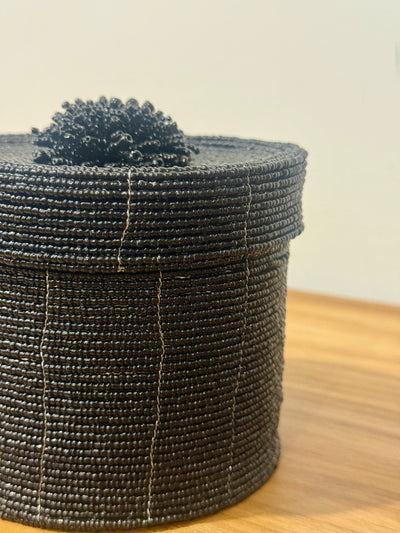 M&H - Beaded Box - Black