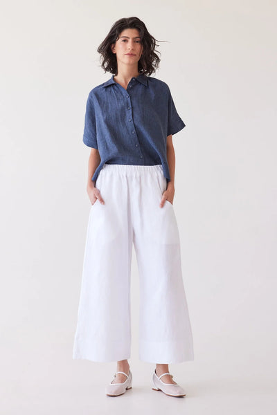 Eva's Sunday - Oliver Pull On Pant - White