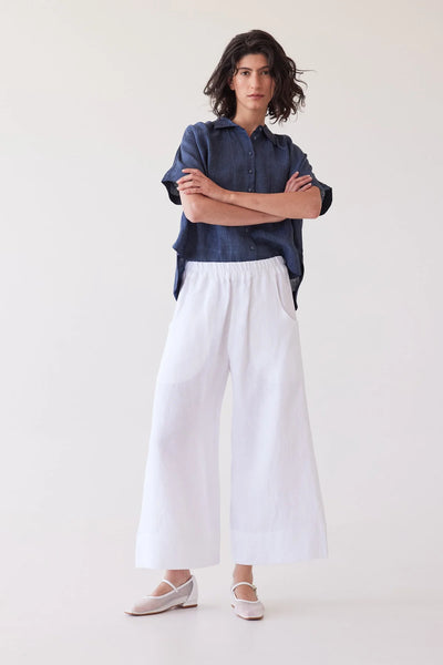 Eva's Sunday - Oliver Pull On Pant - White