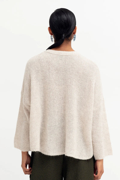 Elk - Agna Sweater - Ecru - K0073N5W23