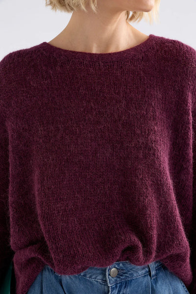 Elk - Agna Sweater - Merlot - K0184RW26
