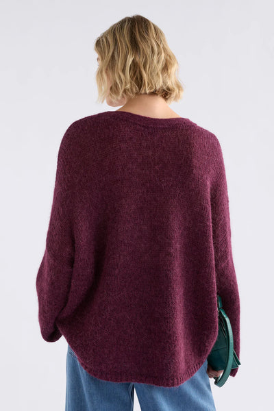 Elk - Agna Sweater - Merlot - K0184RW26