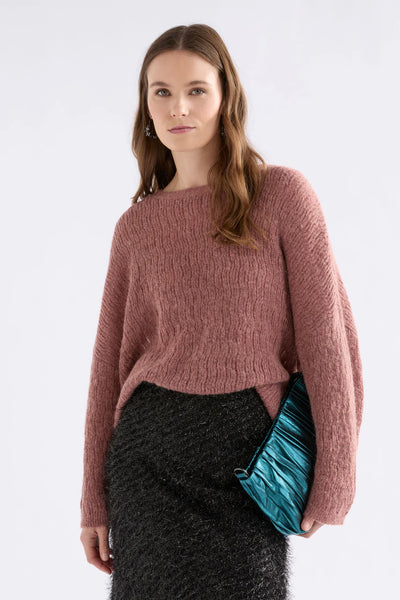 Elk - Agna Pattern Sweater - Rosewood