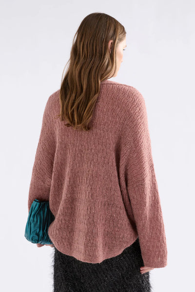 Elk - Agna Pattern Sweater - Rosewood