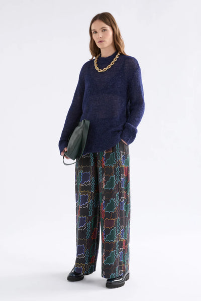 Elk - Fjer Sweater - Bright Navy - K0208W26