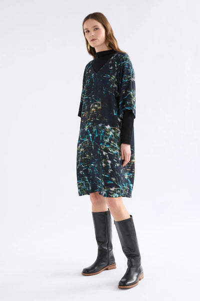 Elk - Kallio V Neck Dress - Norda Print - A1570MW26
