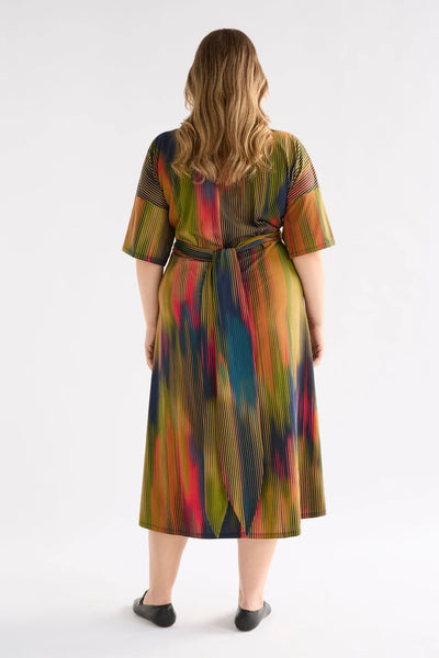 Elk - Kihte T Shirt Dress - Arran Stripe - A1295MS25
