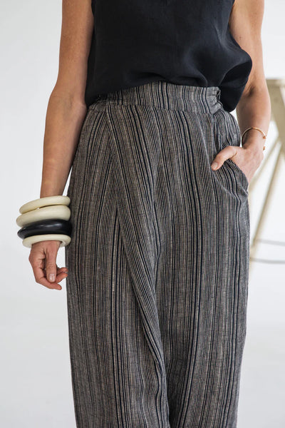 Eva's Sunday - Koi Pant - Raven Stripe - ESP321