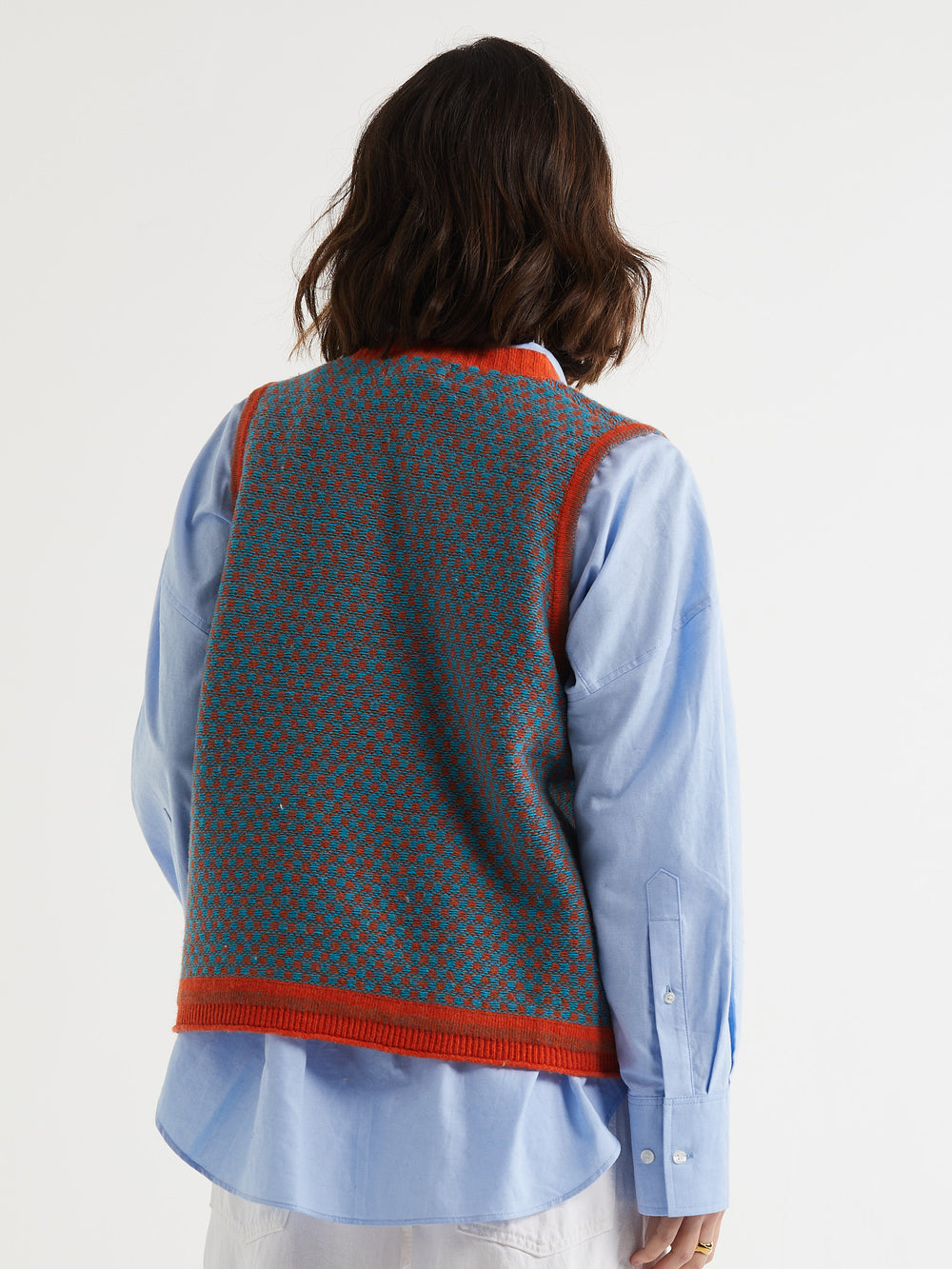 LD&CO - Lambswool Vest - Persimmon - LC7190