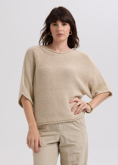 LD & Co - Textured Jumper - Natural (LC7764)