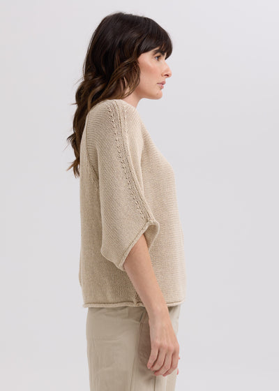 LD & Co - Textured Jumper - Natural (LC7764)