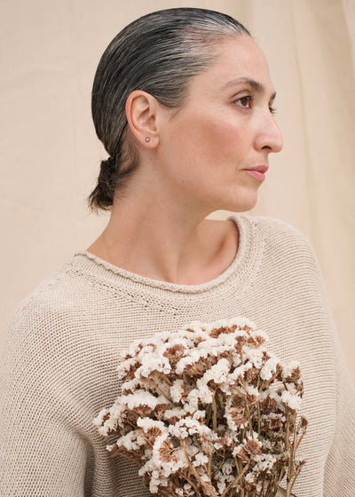 LD & Co - Textured Jumper - Natural (LC7764)