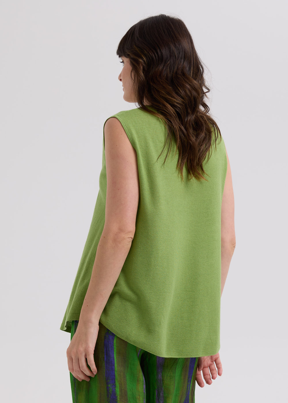 LD & Co. - Linen A-Line Top - Leaf (LC7766)