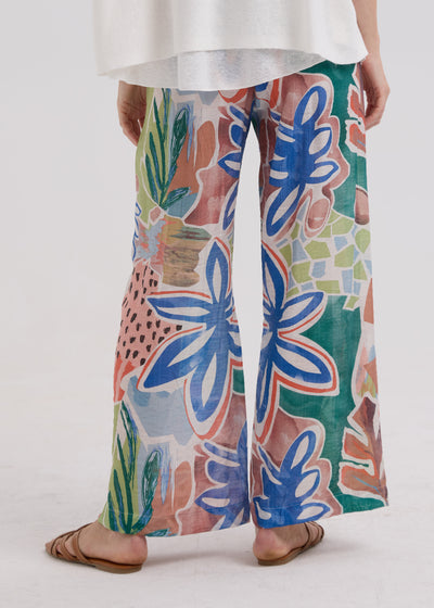 LD & Co - Flowy Pant - Piazza Navona (LC7781)