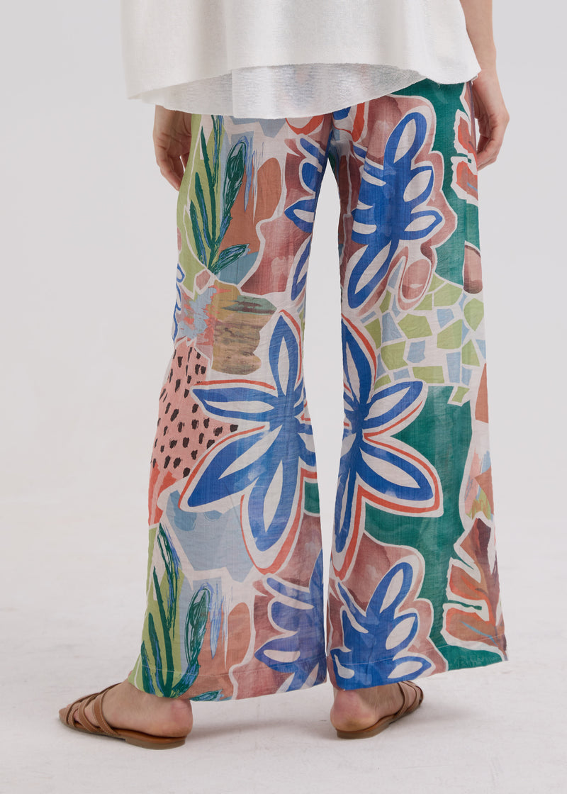 LD & Co - Flowy Pant - Piazza Navona (LC7781)