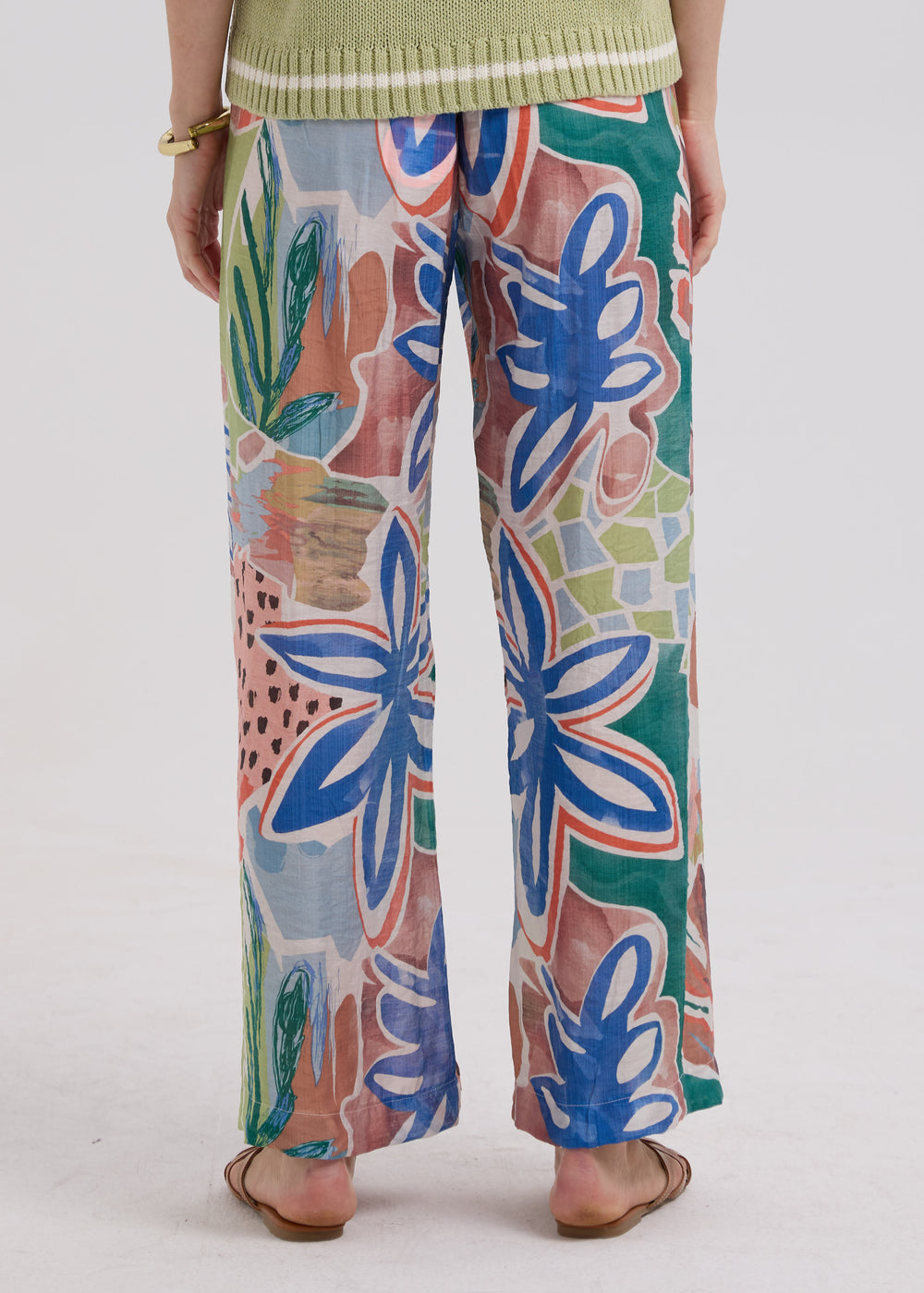 LD & Co - Flowy Pant - Piazza Navona (LC7781)