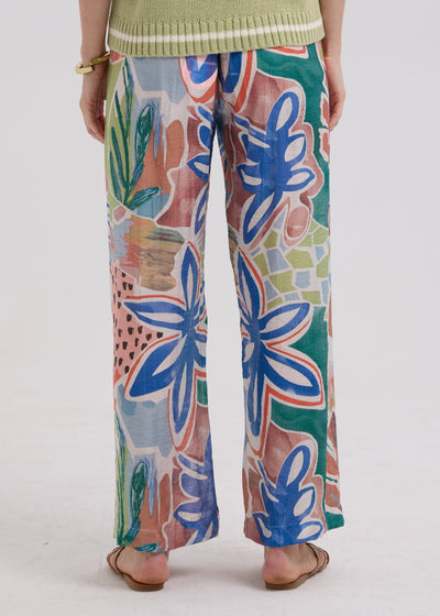 LD & Co - Flowy Pant - Piazza Navona (LC7781)